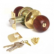 Картинка Защёлка межкомнатная Apecs 6072-01-G/OAK золото/дуб